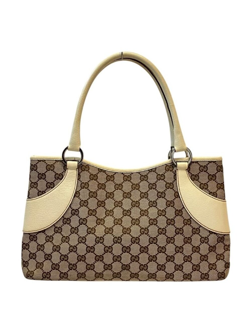 Gucci GG Canvas Tote Bag Beige